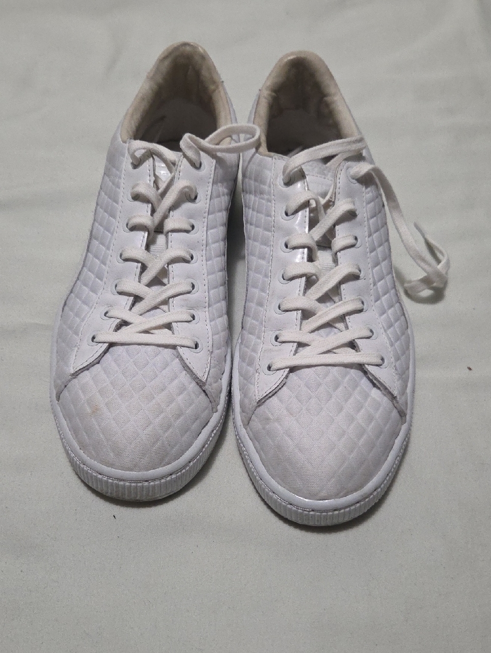 Meek Mill ×Puma White Quilted Men's Sneakers
